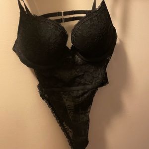 Black - Padded - Lingerie/Body Suit